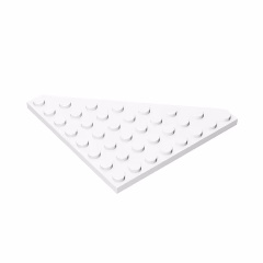 GOBRICKS GDS-700  Plate 8 x 8 Cut Corner - YWOBB