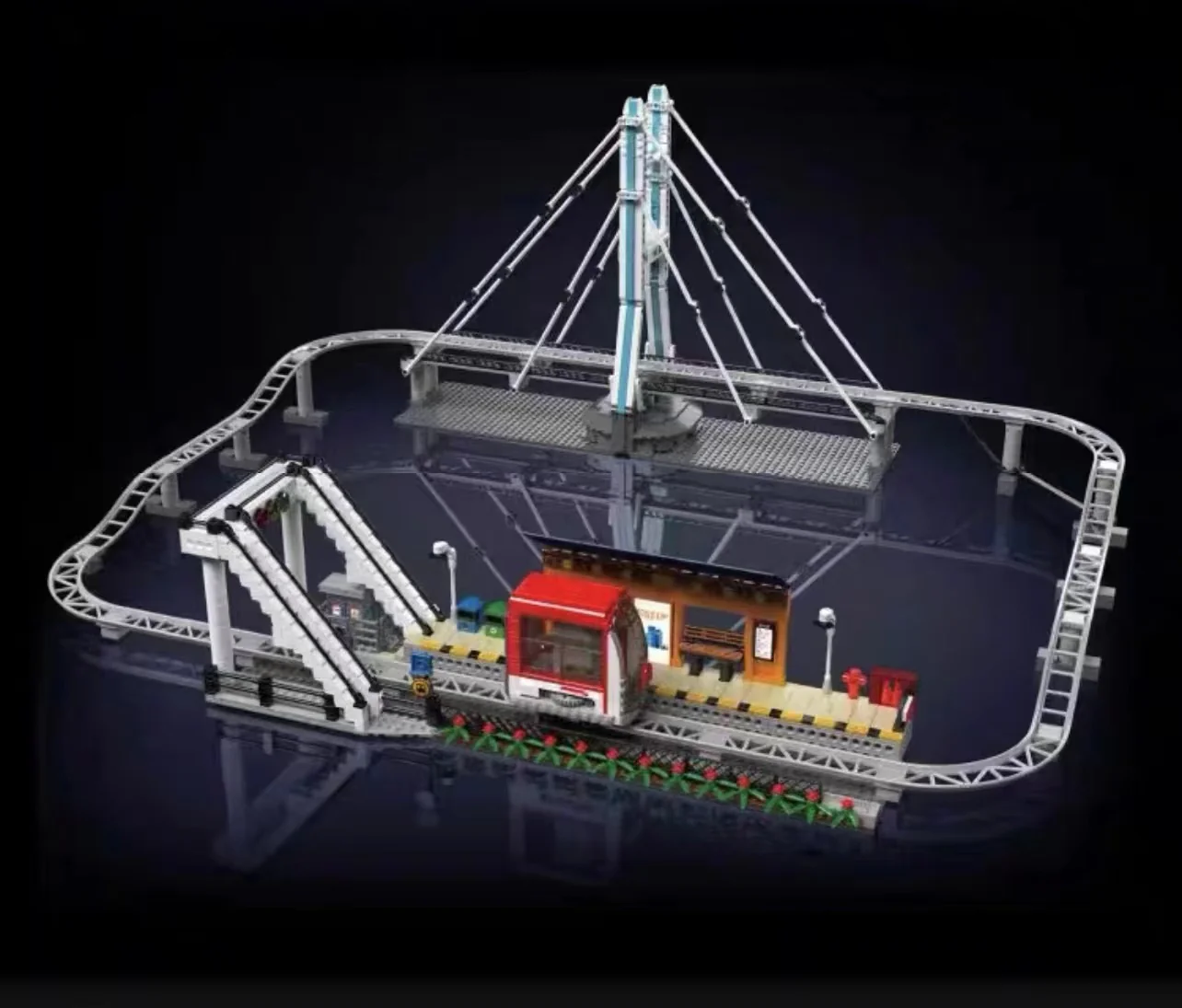 Mould King 16052 Urban Railway - YWOBB