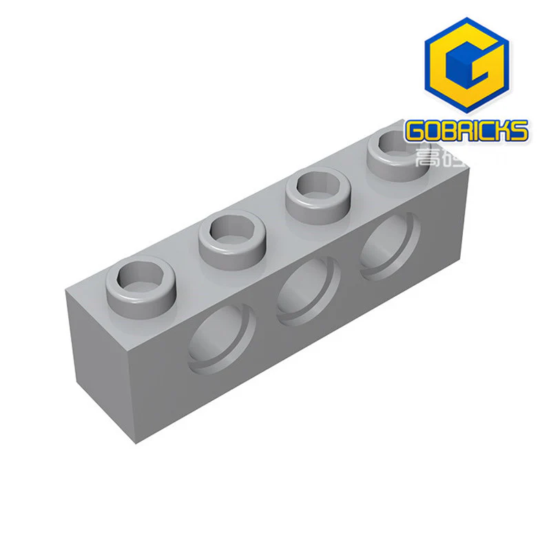 GOBRICKS GDS-625  Brick 1 x 4 with Holes - YWOBB