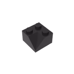 GOBRICKS GDS-721 Slope 45 2 x 2 Double Concave - YWOBB