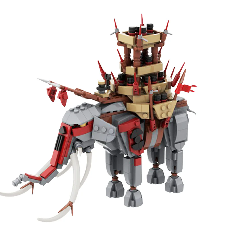 GOBRICKS MOC 76558 Mumakil Oliphant - YWOBB