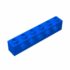 GOBRICKS GDS-626  Brick 1 x 6 with Holes - YWOBB