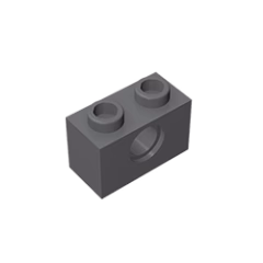 GOBRICKS GDS-623  Brick 1 x 2 with Hole - YWOBB