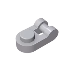 GOBRICKS GDS-1290 Round 1 x 1 with Bar Handle - YWOBB