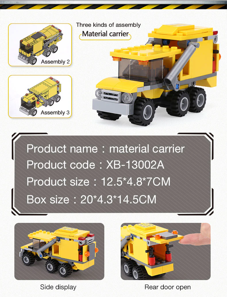XINGBAO XB-13002 8 IN 1 The Giant Excavator - YWOBB