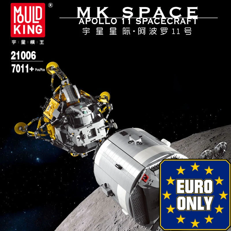 Mould King 21006 APOLLO 11 Spacecraft OVP EU Warehouse Version - YWOBB