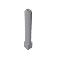 GOBRICKS GDS-1326 Support 1 x 1 x 6 Solid Pillar - YWOBB