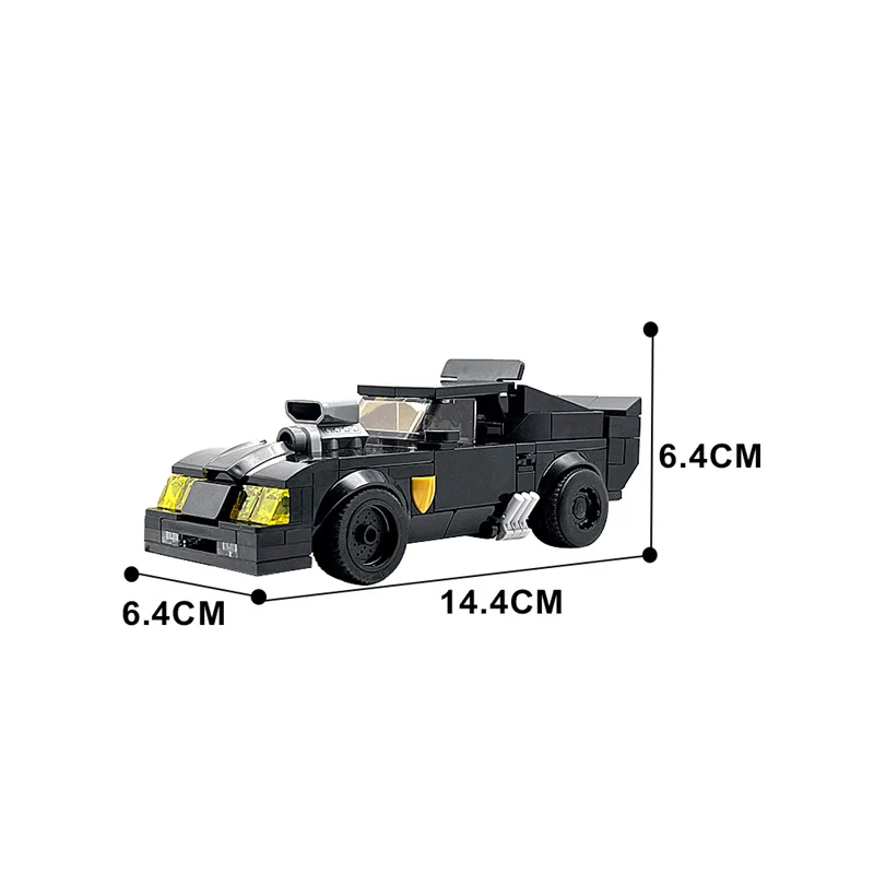 GOBRICKS MOC 176509 Ford Falcon Pursuit Special - YWOBB