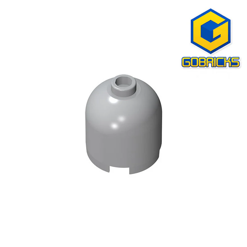 GOBRICKS GDS-1049 Round 2 x 2 x 1 2/3 Dome Top - YWOBB