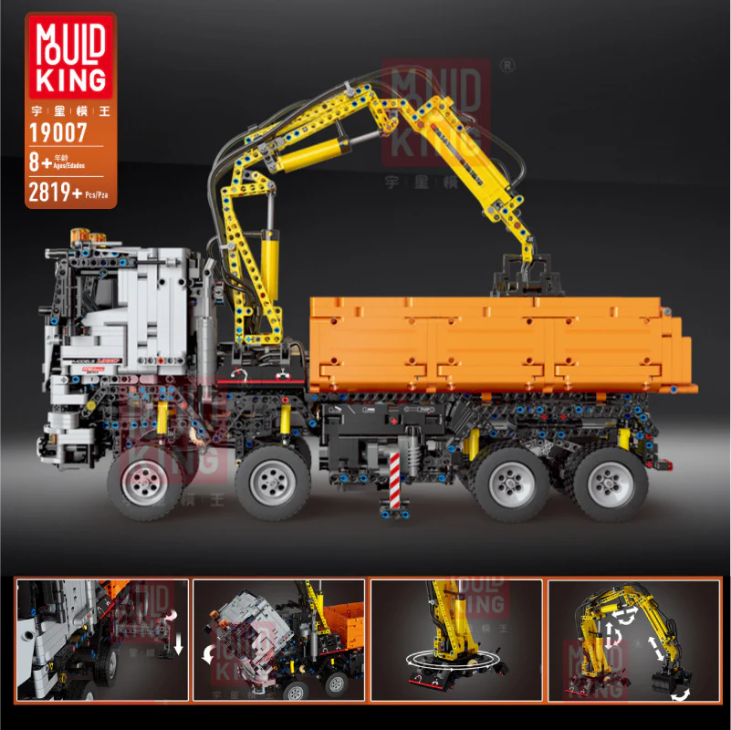 Mould King 19007 RC Pneumatic Truck - YWOBB