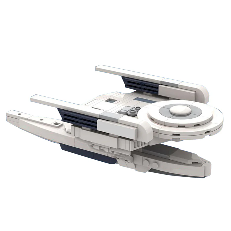 GOBRICKS MOC 155862 Oberth Class Starship, Star Trek (USS Grissom & USS Pegasus) - YWOBB