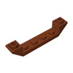 GOBRICKS GDS-686 Inverted 45 6 x 1 Double with 1 x 4 Cutout - YWOBB