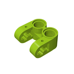 GOBRICKS GDS-992 Axle and Pin Connector Perpendicular Double Split - YWOBB