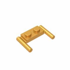 GOBRICKS GDS-737  Modified 1 x 2 with Bar Handles - YWOBB