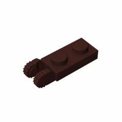 GOBRICKS GDS-821 Hinge Plate 1 x 2 Locking with 2 Fingers on End - YWOBB