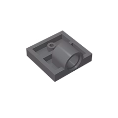 GOBRICKS GDS-848  Modified 2 x 2 with Pin Hole - Full Cross Support Underneath - YWOBB