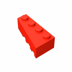GOBRICKS GDS-592 Wedge 4 x 2 Left - YWOBB