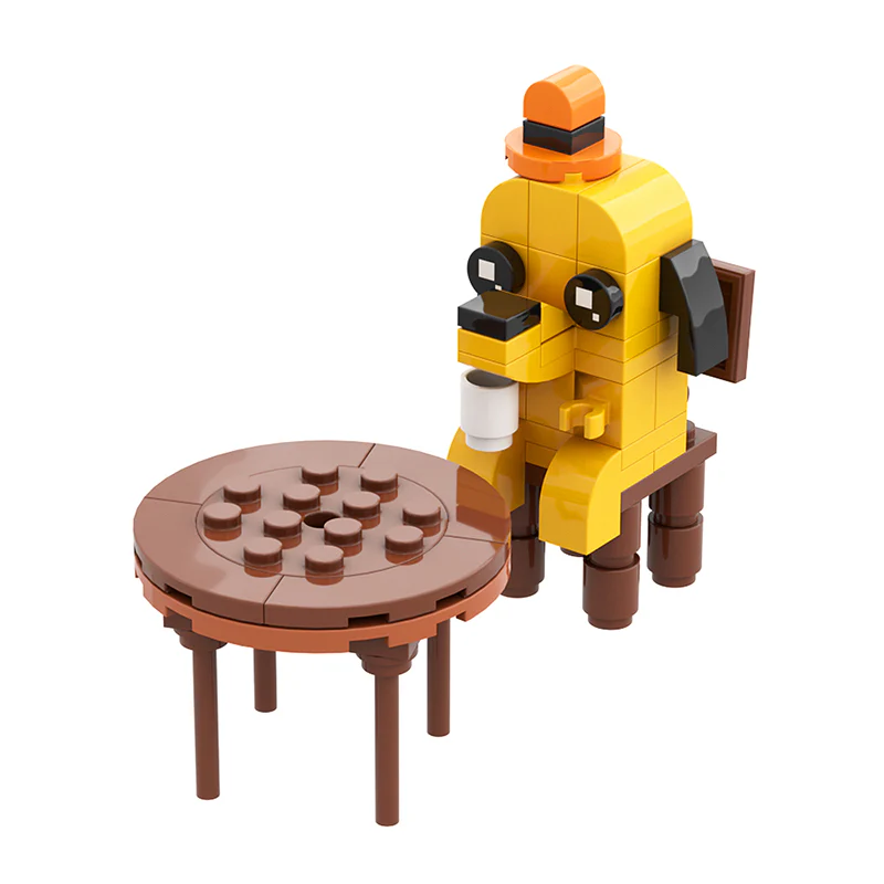 GOBRICKS MOC A0447Y02 this is fine dog - YWOBB