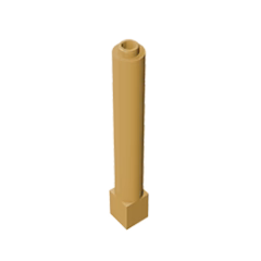 GOBRICKS GDS-1326 Support 1 x 1 x 6 Solid Pillar - YWOBB