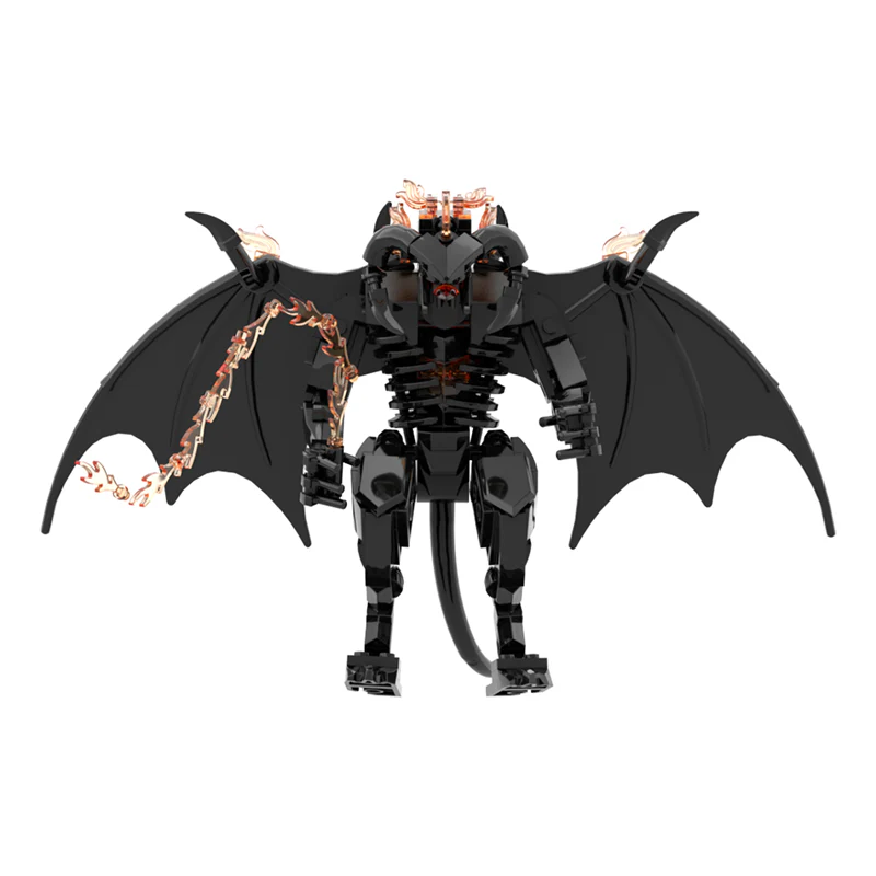 GOBRICKS MOC A1478 Lord of the Rings-Little Balrog - YWOBB