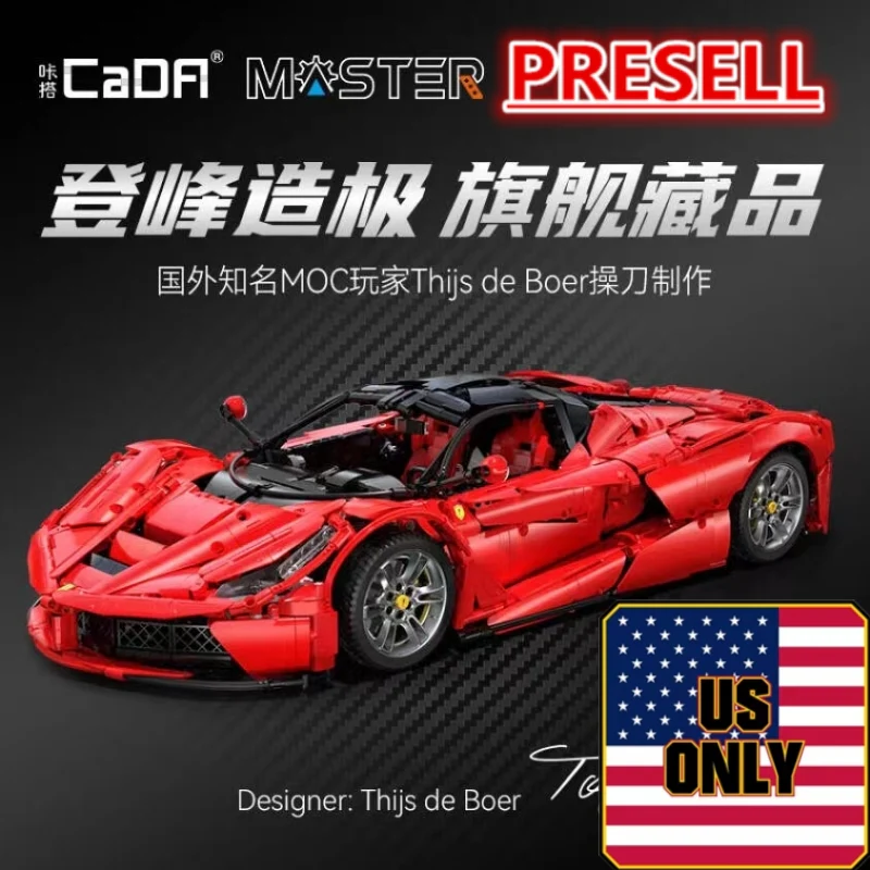 CADA C61505 1:8 Ferrari Laferrari OVP US Warehouse Version - YWOBB