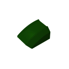 GOBRICKS GDS-1015 Curved 2 x 2 Lip - YWOBB