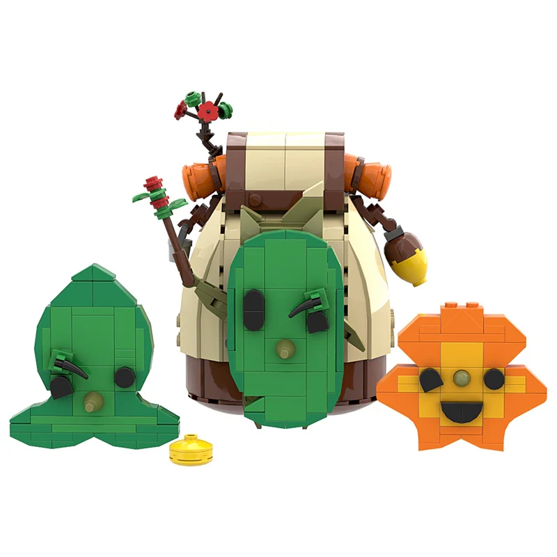 GOBRICKS MOC F-A0622 Zelda backpack haha - YWOBB