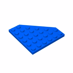 GOBRICKS GDS-702  Plate 6 x 6 Cut Corner - YWOBB
