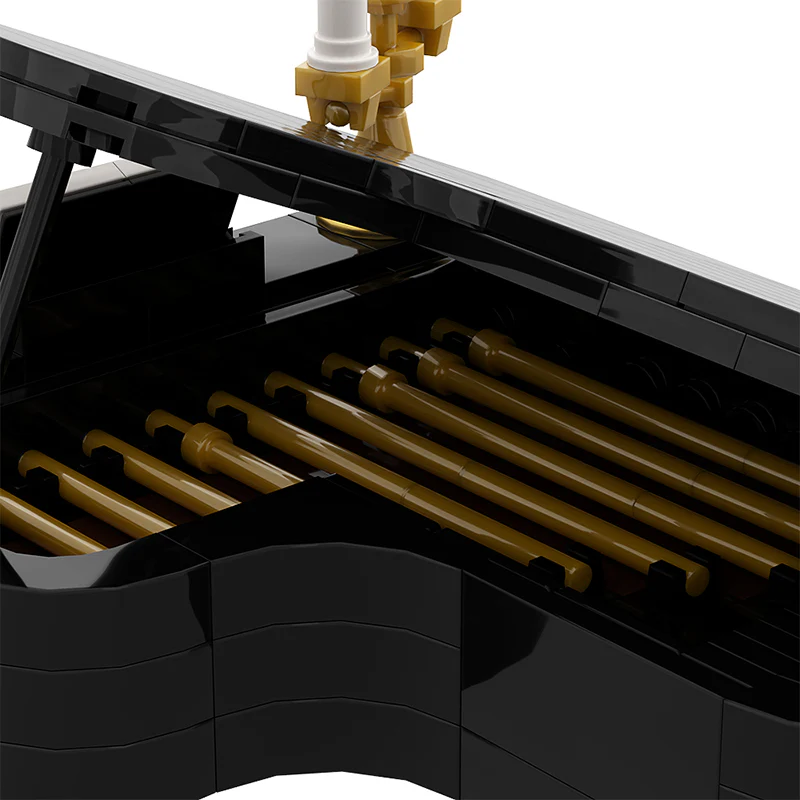 GOBRICKS MOC A0835Y02 Piano (black) - YWOBB