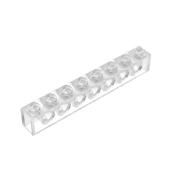 GOBRICKS GDS-627  Brick 1 x 8 with Holes - YWOBB