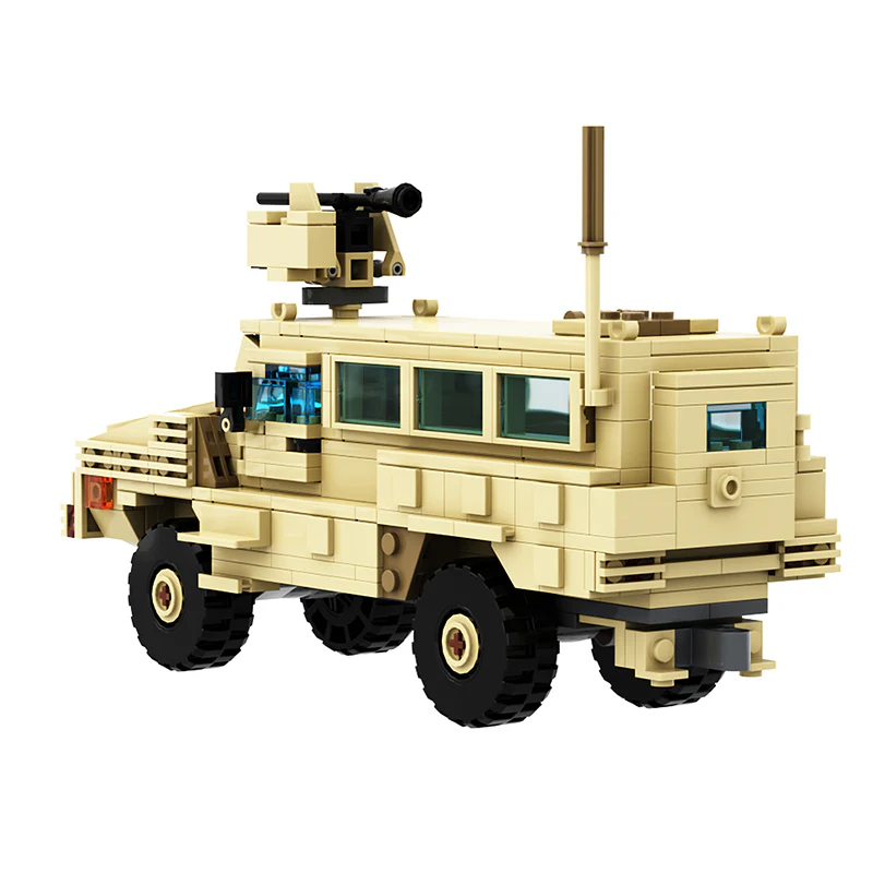 GOBRICKS MOC 131385 RG-31 Mk.5E Cat.1 MRAP - YWOBB