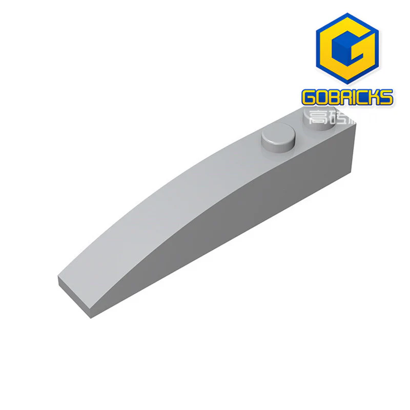 GOBRICKS GDS-655  Curved 6 x 1 - YWOBB
