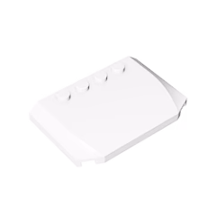 GOBRICKS GDS-1302 Wedge 4 x 6 x 2/3 Triple Curved - YWOBB