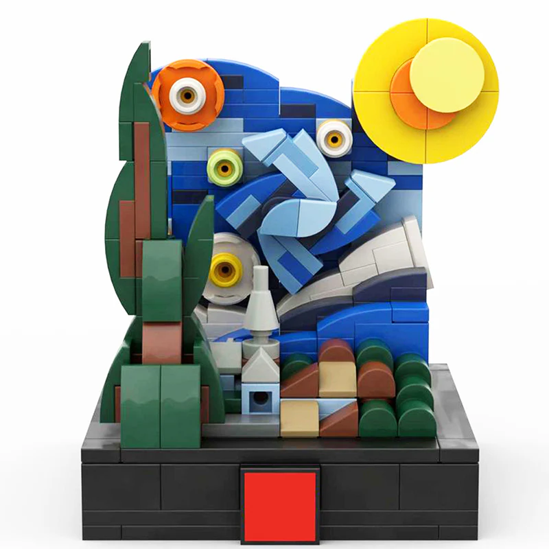 GOBRICKS MOC 121920 The Mini Starry Night - YWOBB
