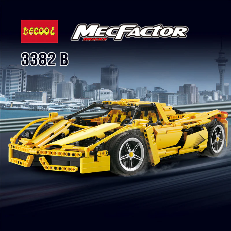 DECOOL 3382A/B Formula Speed Champions Racer Car F1 Enzoed - YWOBB
