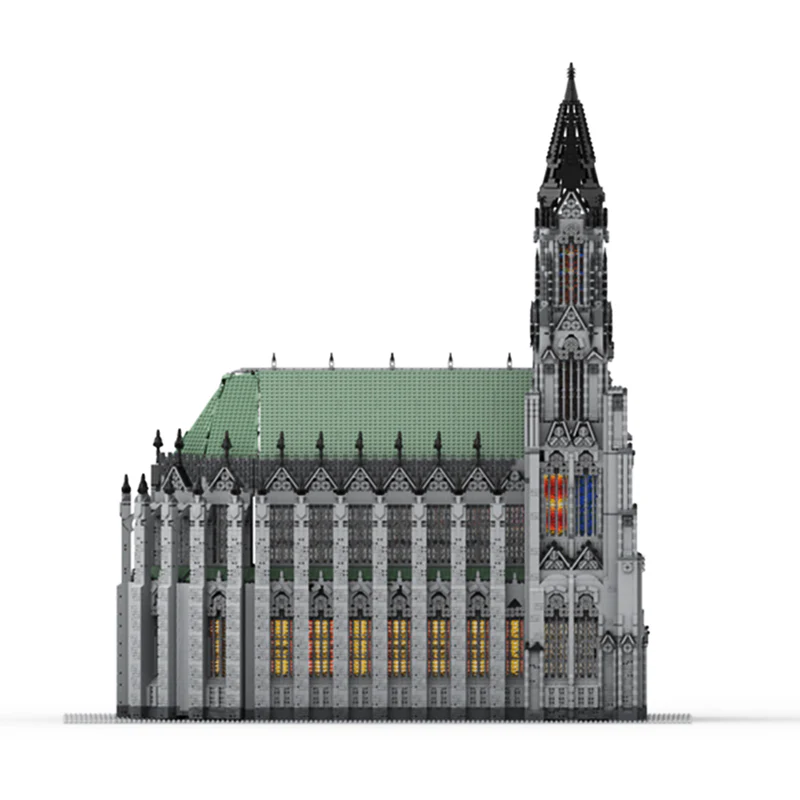 GOBRICKS MOC 142098 Cologne Cathedral - YWOBB