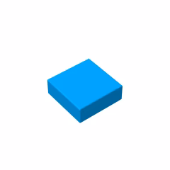 GOBRICKS GDS-613 Tile 1 x 1 - YWOBB