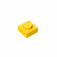 GOBRICKS GDS-501 Plate 1 x 1 - YWOBB