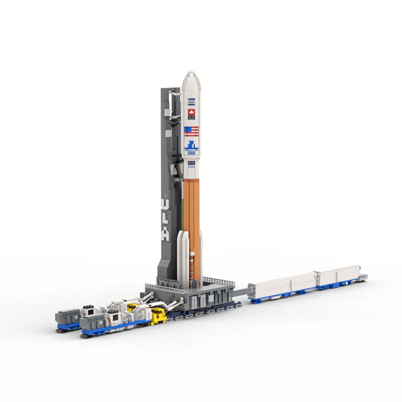 MOC 128611 1:110 Atlas V Launchpad transporter - YWOBB