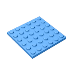 GOBRICKS GDS-523 Plate 6 x 6 - YWOBB