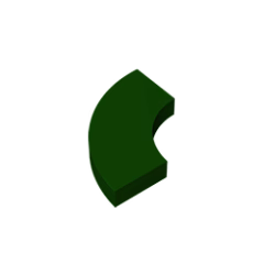 GOBRICKS GDS-1277 Round Corner 2 x 2 Macaroni - YWOBB