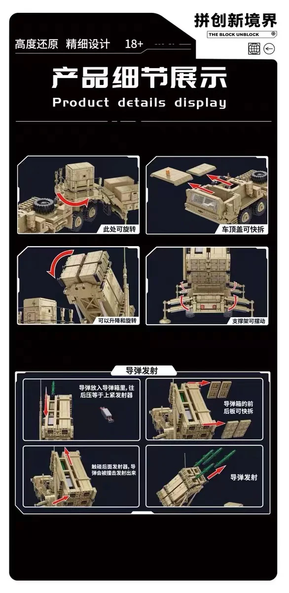 PANLOS 628014 M983 Missile Truck - YWOBB