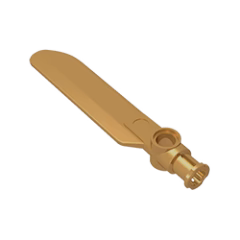 GOBRICKS GDS-1026 Technic Rotor Blade Small with Axle and Pin Connector End - YWOBB