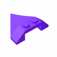 GOBRICKS GDS-1076 Wedge 4 x 4 Pointed - YWOBB