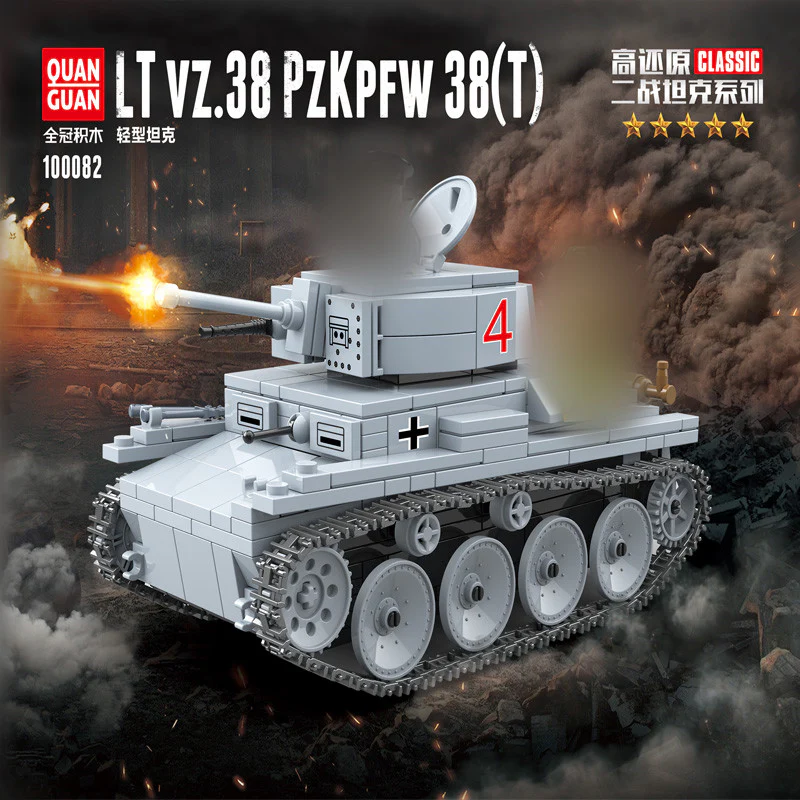 QuanGuan 100082 German LT vz.38 PZKPFW 38 (T) Tank - YWOBB