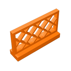 GOBRICKS GDS-882 Fence 1 x 4 x 2 - YWOBB