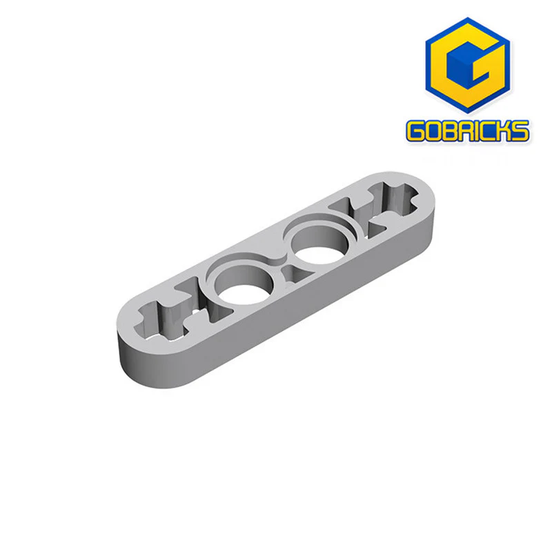 GOBRICKS GDS-690 Liftarm Thin 1 x 4 - Axle Holes - YWOBB