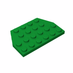 GOBRICKS GDS-704  Plate 4 x 6 Cut Corners - YWOBB