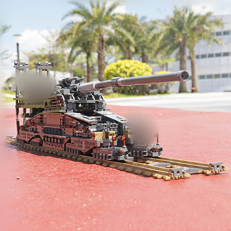 KAZI KY10005 1:72 German 80cm H[E] Railway Gun 