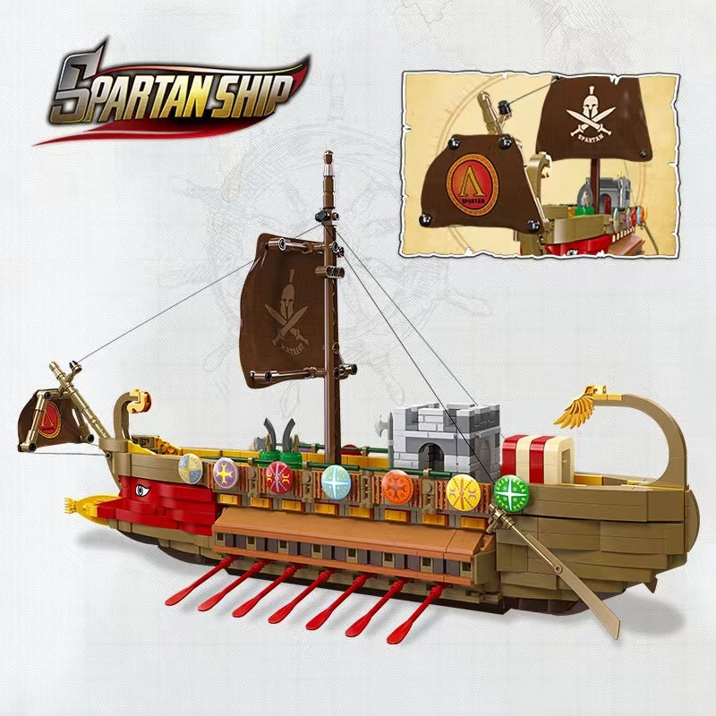 JIE STAR 58002 Spartan Ship - YWOBB